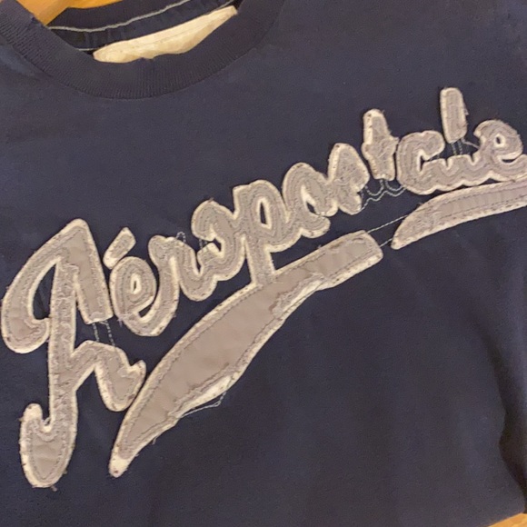 Aeropostale Men’s Short Sleeve Graphic T-Shirt S Blue/Gray/White Good Condition - Picture 3 of 8